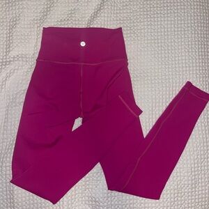 Pink Lululemon leggings